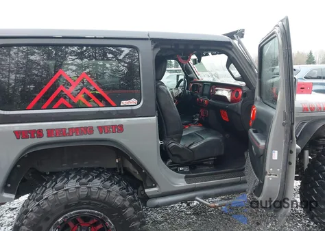 2018 Jeep Wrangler Rubicon 4X4 из США, поврежденный, VIN 1C4HJXCN2JW236292